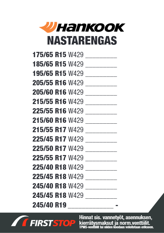 Hankook Nastarengas